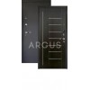 Дверь Аргус Люкс Про 3К Фриза венге тисненый/черный шелк