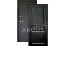 Дверь Аргус Люкс Про 3К Сабина венге тисненый/черный шелк