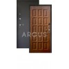 Дверь Аргус Люкс Про 3К Шоколад дуб золотой/черный шелк