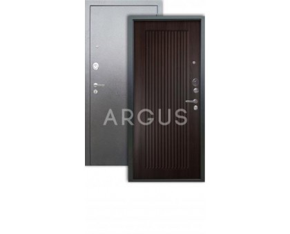 Дверь Аргус Люкс 3К Багратион венге/серебро антик