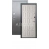 Дверь Аргус Люкс 3К Шоколад капучино/серебро антик