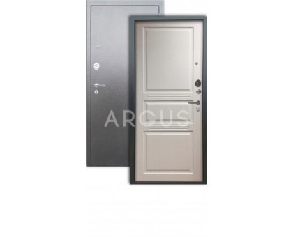 Дверь Аргус Люкс 3К Джулия белый жемчуг/серебро антик