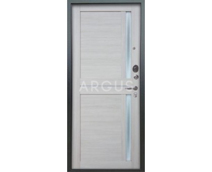 Дверь Аргус Люкс 3К Мирра буксус/серебро антик
