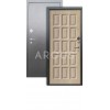 Дверь Аргус Люкс АС Шоколад капучино/серебро антик