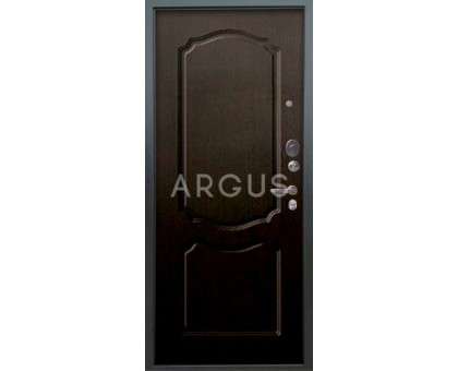 Дверь Аргус Люкс АС Сонет венге/серебро антик