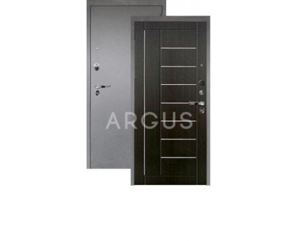 Дверь Аргус Люкс Про 3К Фриза венге тисненый/серебро антик