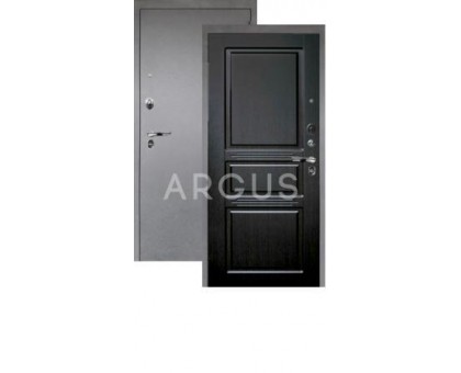 Дверь Аргус Люкс Про 3К Сабина венге тисненый/серебро антик