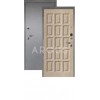 Дверь Аргус Люкс Про 3К Шоколад капучино/серебро антик