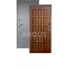 Дверь Аргус Люкс Про 3К Шоколад дуб золотой/серебро антик