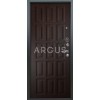 Дверь Аргус Люкс 3К Шоколад венге/серебро антик