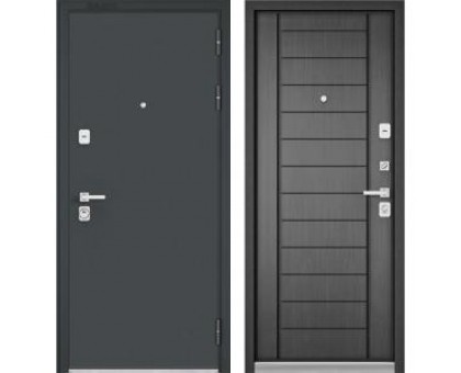 Входная дверь Бульдорс Premium 90 серый дуб