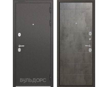 Входная дверь Бульдорс STANDART 90 бетон серый