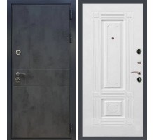 Металлическая дверь REX Премиум 290 бетон темный ФЛ-2 ясень белый 16 мм