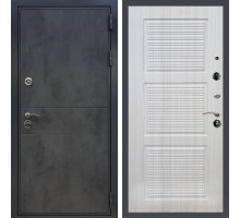 Металлическая дверь REX Премиум 290 бетон темный ФЛ-1 сандал белый