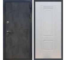 Металлическая дверь REX Премиум 290 бетон темный ФЛ-2 ясень белый 6 мм