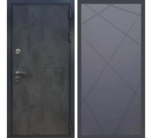 Металлическая дверь REX Премиум 290 бетон темный ФЛ-291 силк титан