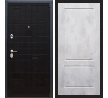 Металлическая дверь REX 12 Чёрный ясень фл-117 бетон светлый