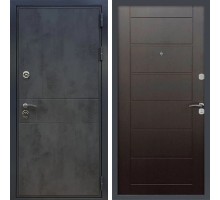 Металлическая дверь REX Премиум 290 бетон темный сити 6 мм венге
