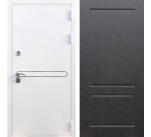 Металлическая дверь REX 27 Белая Шагрень ФЛ-117 штукатурка графит