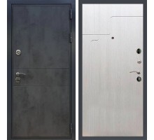 Металлическая дверь REX Премиум 290 бетон темный ФЛ-246 лиственница беж
