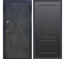 Металлическая дверь REX Премиум 290 бетон темный ФЛ-117 штукатурка графит