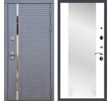 Металлическая дверь REX 24 Силк Титан сб-16 белый софт