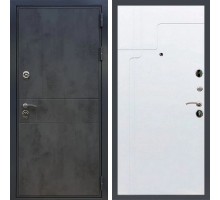 Металлическая дверь REX Премиум 290 бетон темный ФЛ-246 белый софт