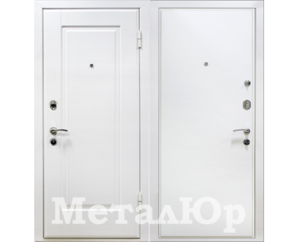 Входная дверь МеталЮр М10, белый