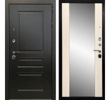Входная металлическая дверь Монолит 3К сандал белый с зеркалом