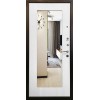 Металлическая дверь Ратибор Милан белый ясень с зеркалом