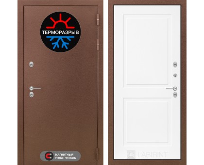 Входная дверь Лабиринт Термо Магнит 11 - Белый софт
