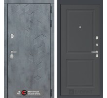 Входная дверь Лабиринт Бетон 11 - Графит софт