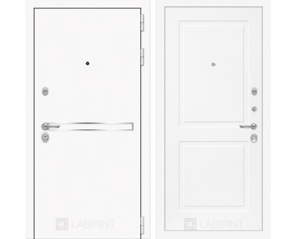 Входная дверь Лабиринт Лайн WHITE 11 - Белый софт