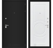 Входная дверь Лабиринт CLASSIC шагрень черная 23 - Белый софт