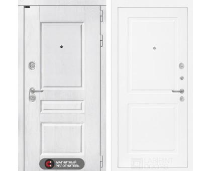 Входная дверь Лабиринт VERSAL 11 - Белый софт