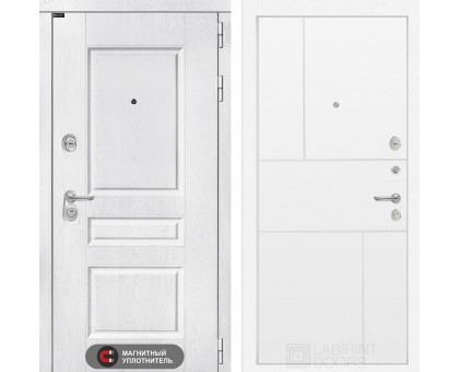 Входная дверь Лабиринт VERSAL 21 - Белый софт