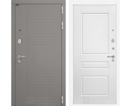 Входная дверь Лабиринт FORMA 03 - Белый софт