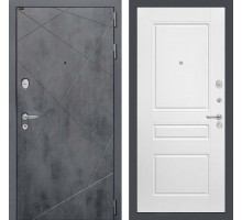 Входная дверь Лабиринт LOFT 03 - Белый софт