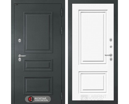 Входная дверь Лабиринт Атлантик 26 - Эмаль RAL 9003