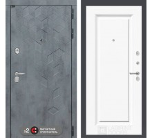 Входная дверь Лабиринт Бетон 27 - Эмаль RAL 9003