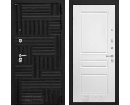 Входная дверь Лабиринт PAZL 03 - Белый софт