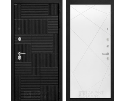 Входная дверь Лабиринт PAZL 24 - Белый софт